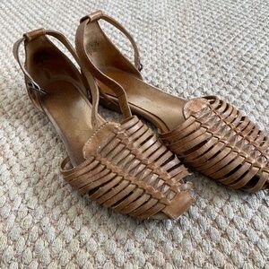 Leather Huaraches sandals 9 narrow